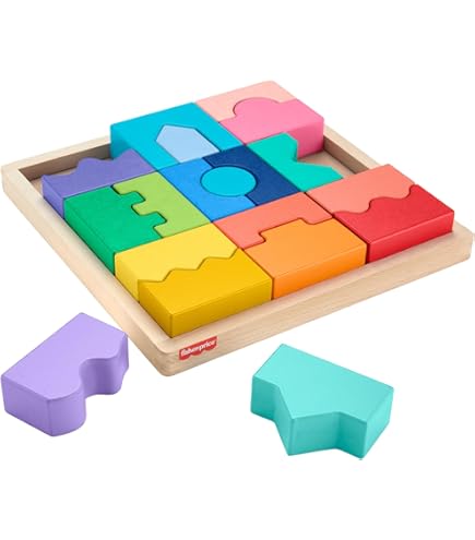 モンテッソーリ　知育玩具　茶色い階段 大　プレミアム Amazon | モンテッソーリ 茶色い階段 大 プレミアム、杢目の